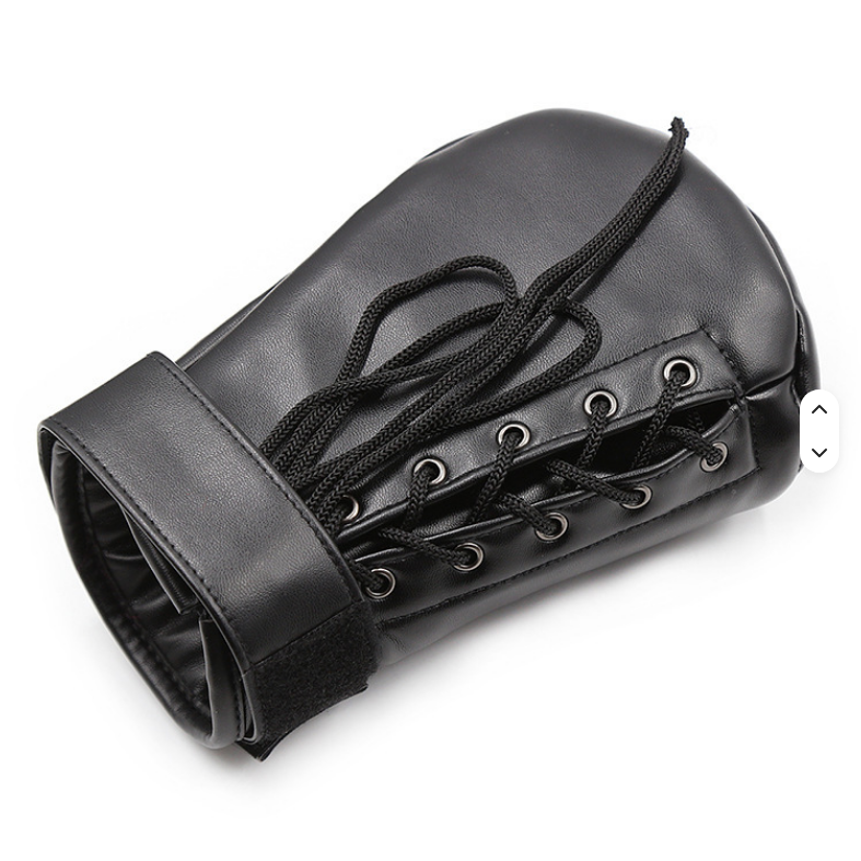 Puppy Play Paw Gloves – Black Faux Leather Mitts