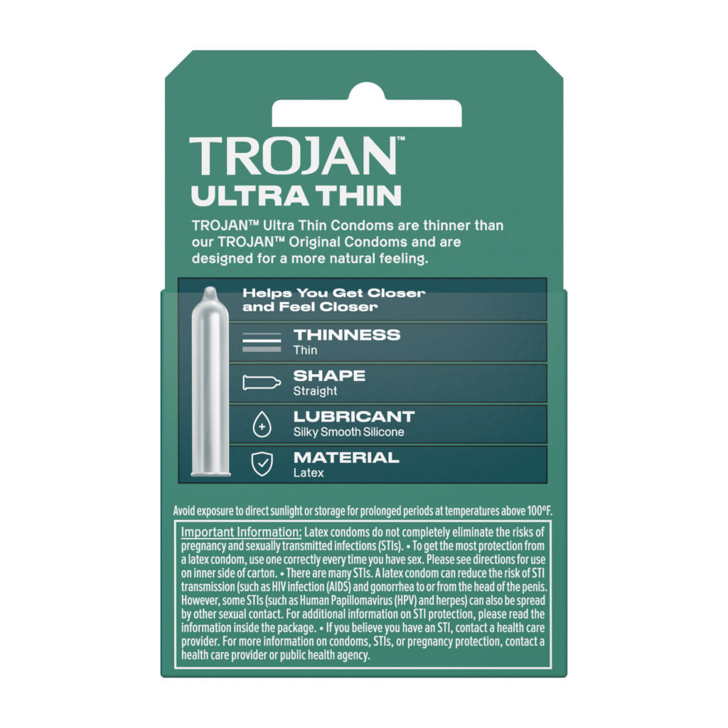 Trojan Sensitivity Ultra Thin 3pk Condoms