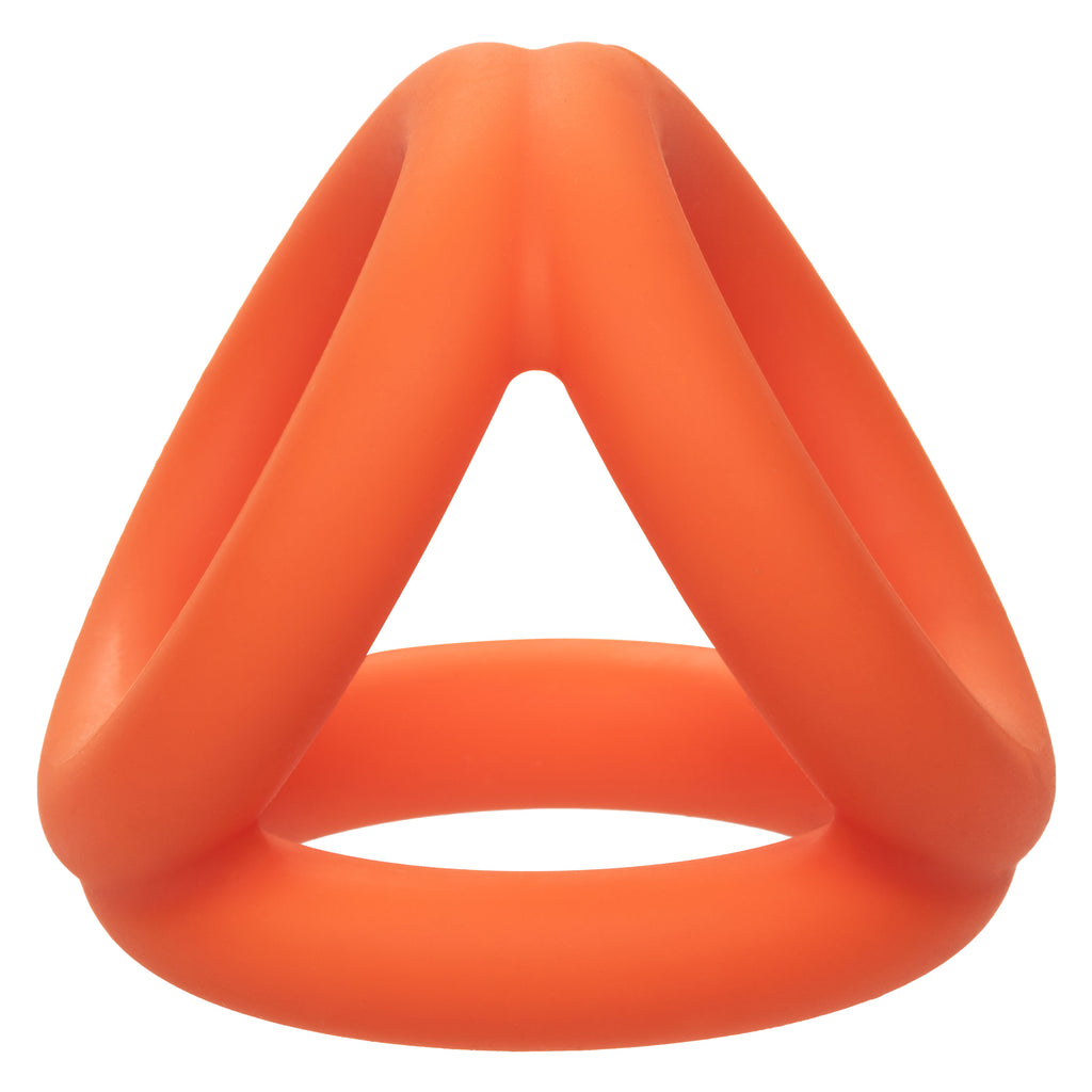 Alpha Liquid Silicone Tri-Ring Orange