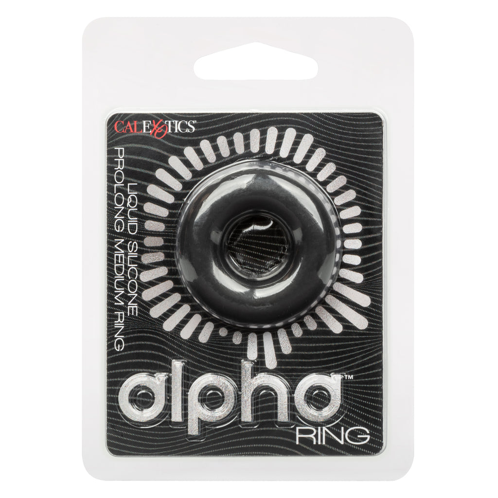 Alpha Liquid Silicone Med Ring Blk
