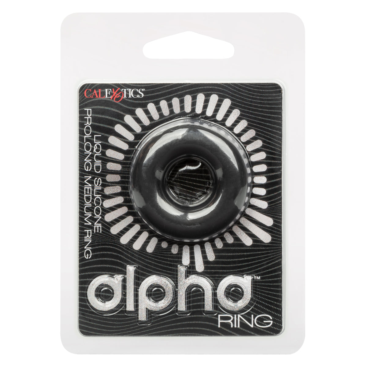 Alpha Liquid Silicone Med Ring Blk