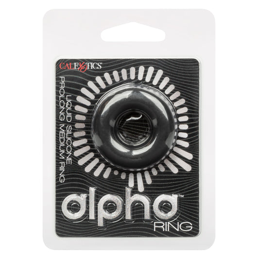 Alpha Liquid Silicone Med Ring Blk