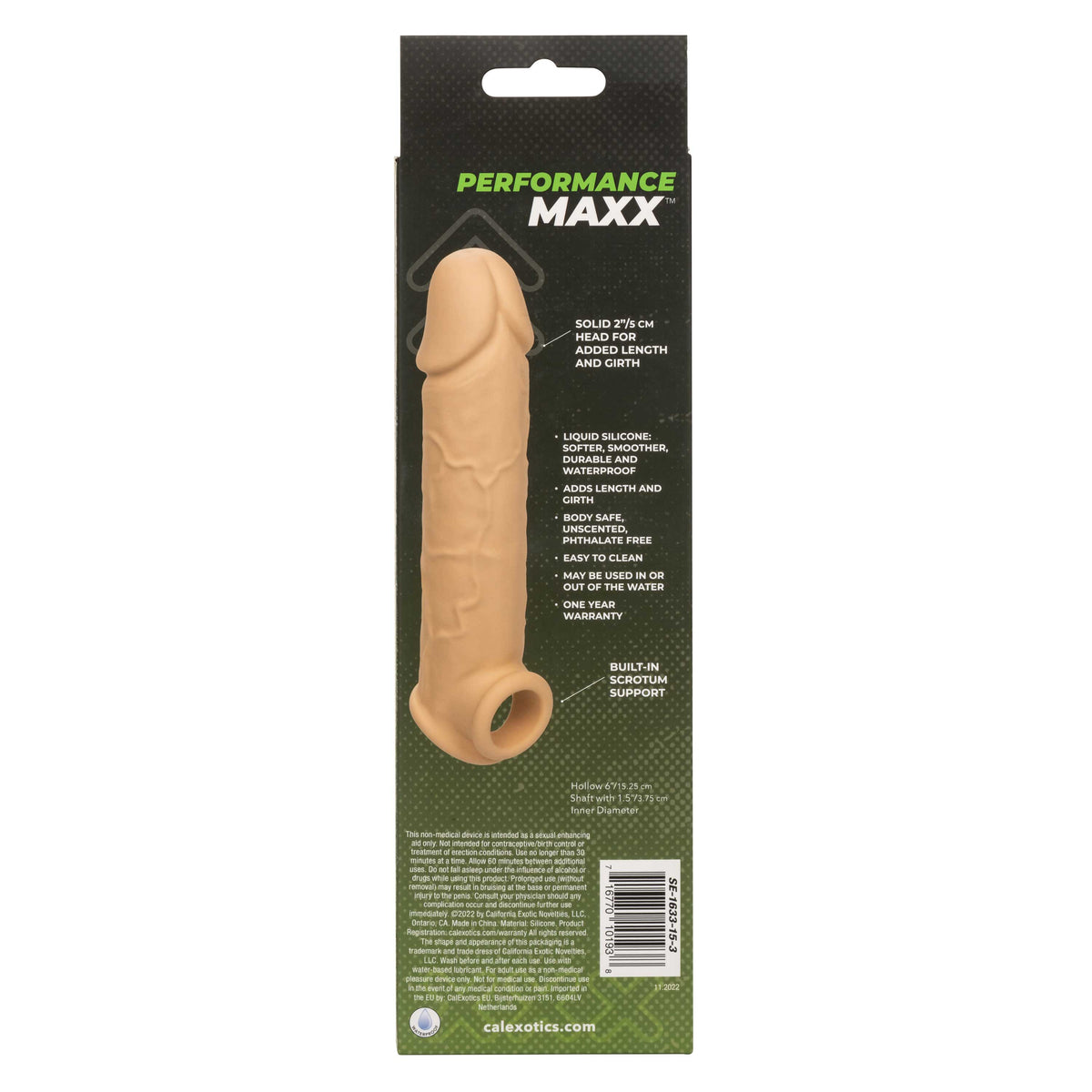 Perf Maxx Liquid Sil Extension 8in Ivory