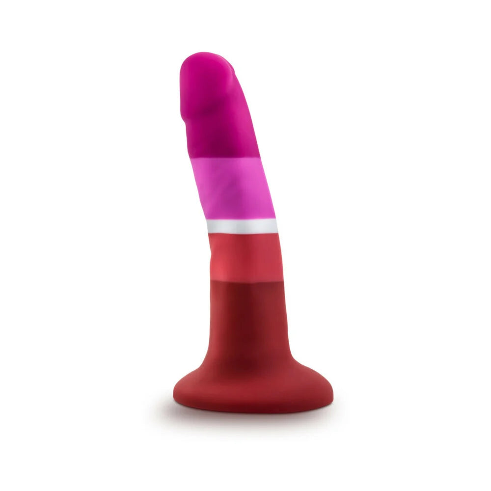 Avant Pride P3 Beauty Silicone Dildo 6in - Multicolor