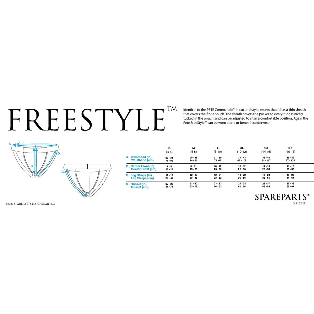 SpareParts Pete Freestyle Packjock BLK - S