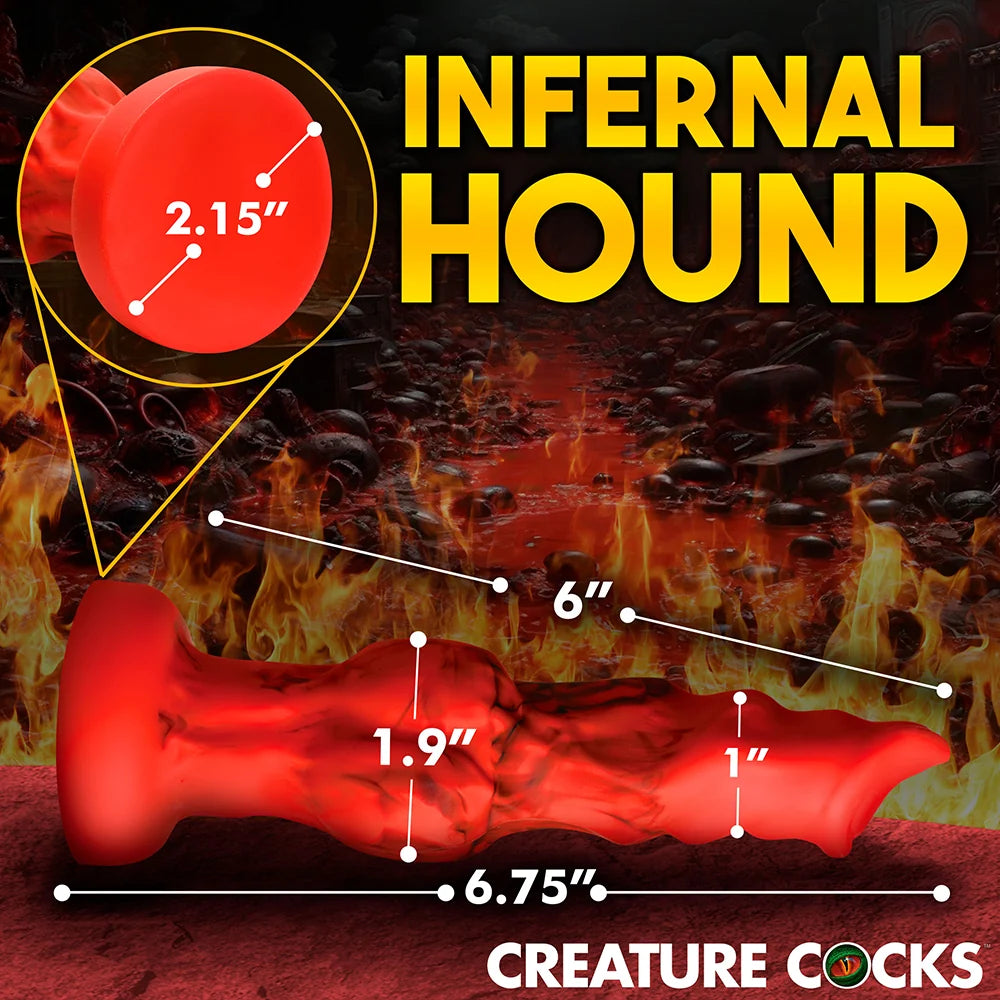 Creature Cocks Fire Hound Dildo S