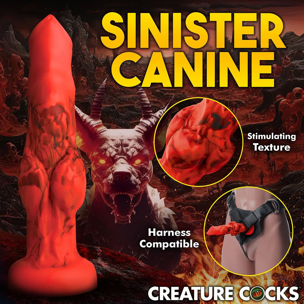 Creature Cocks Fire Hound Dildo S