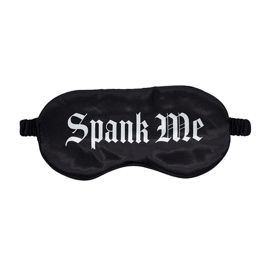 Ouch! Spank Me Satin Mask Black
