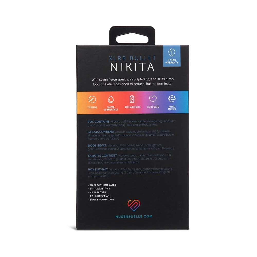 Nu Sensuelle Nikita Bullet with Nitro Motor Deep Pink