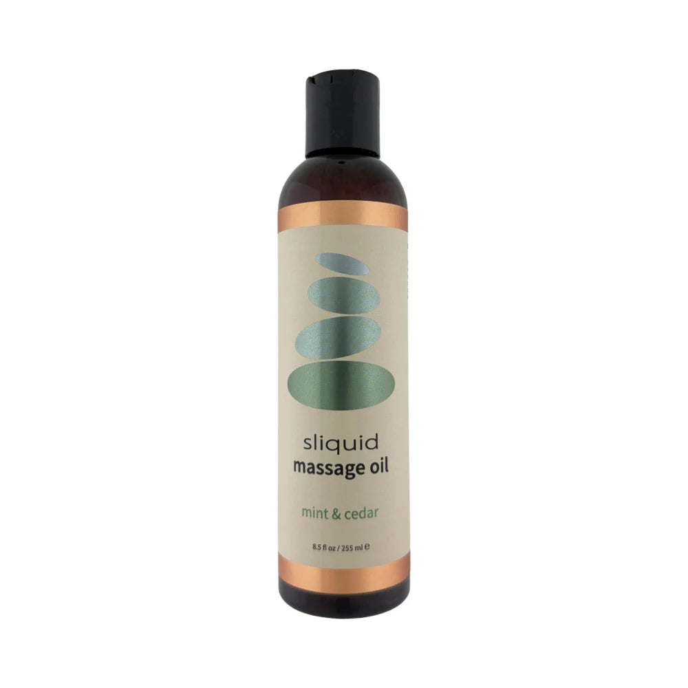Sliquid Organics Balance Massage Oil Cedar Mint 8.5oz