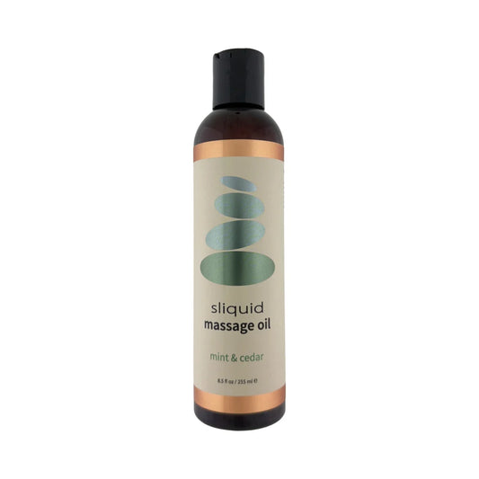 Sliquid Organics Balance Massage Oil Cedar Mint 8.5oz
