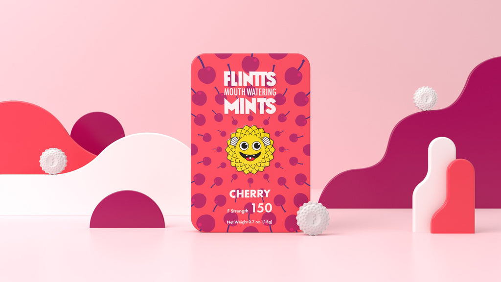 Flintts Mouth Watering Mints Cherry