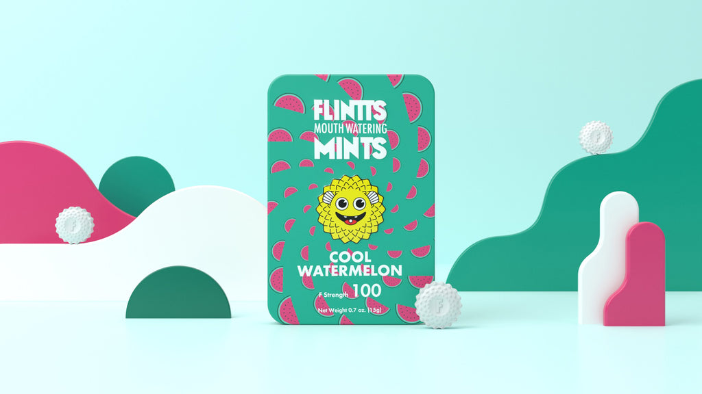 Flintts Mouth Mints Cool Watermelon