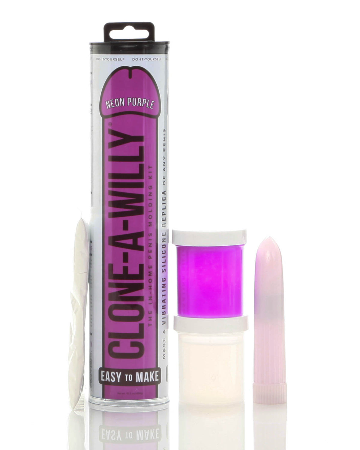 Clone-A-Willy DIY Vibrating Dildo Kit Neon Purple