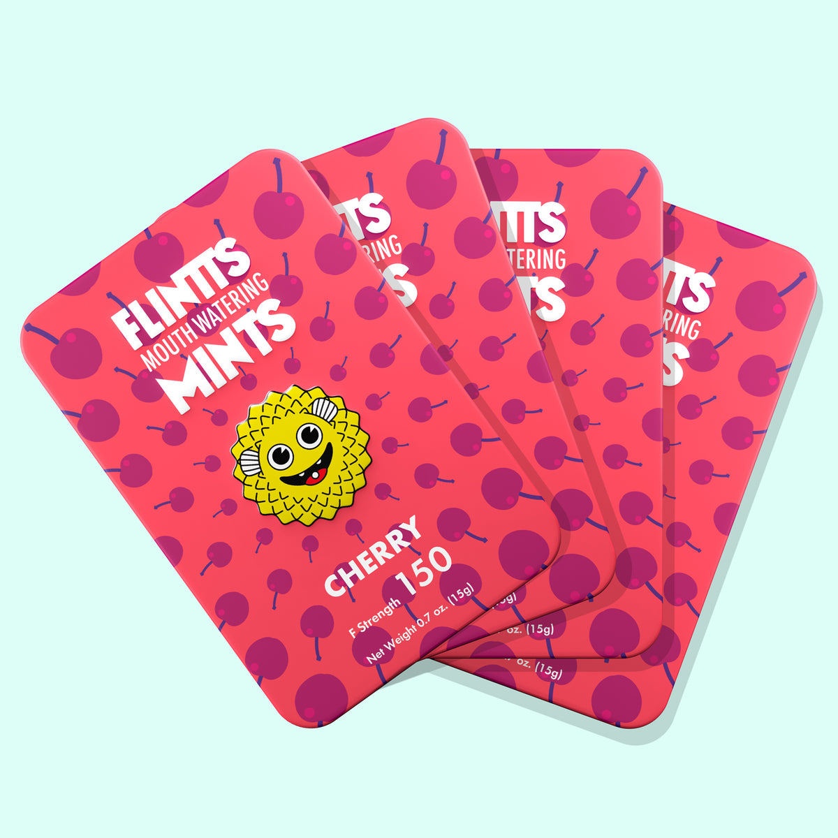 Flintts Mouth Watering Mints Cherry
