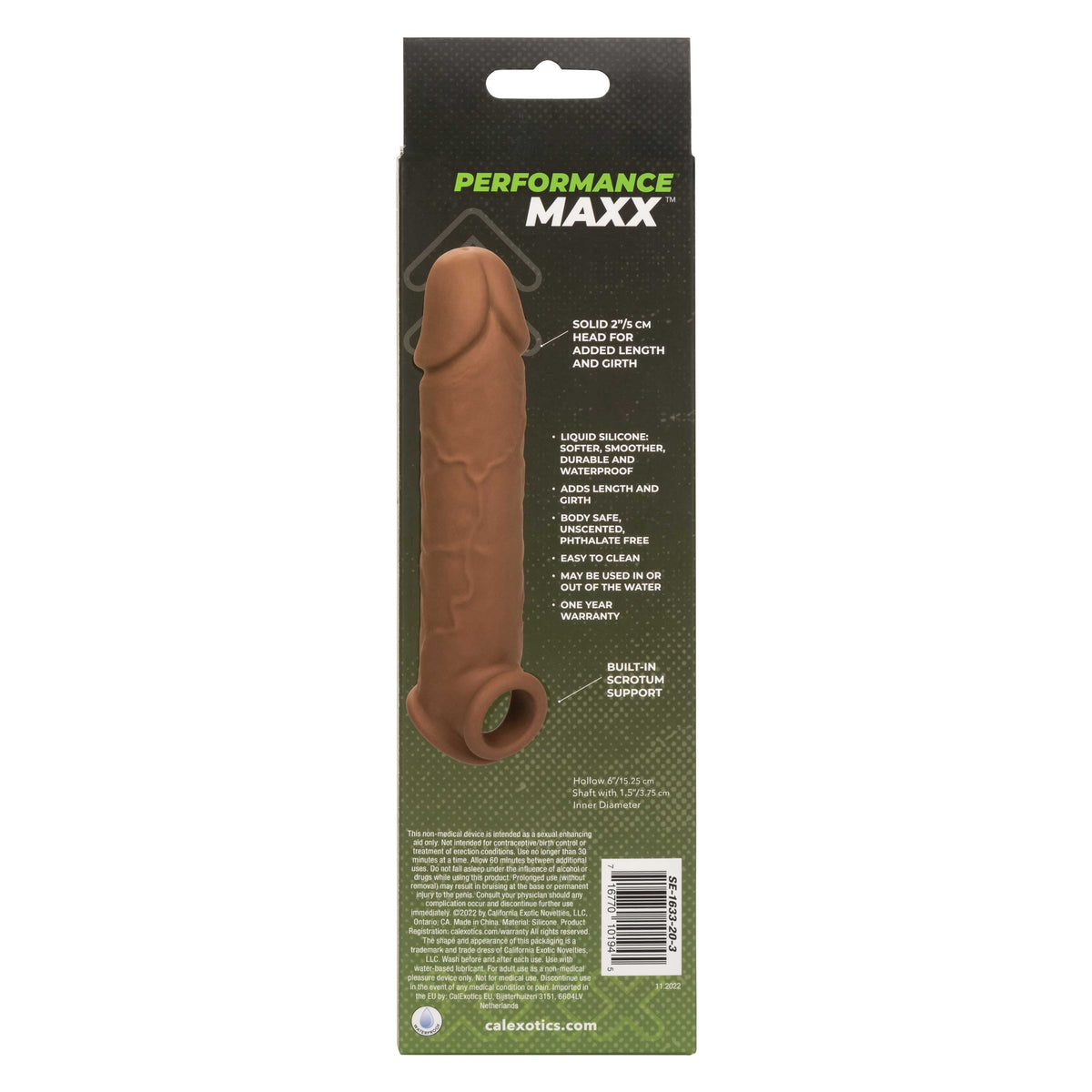 Perf Maxx Liquid Sil Extension 8in Brown