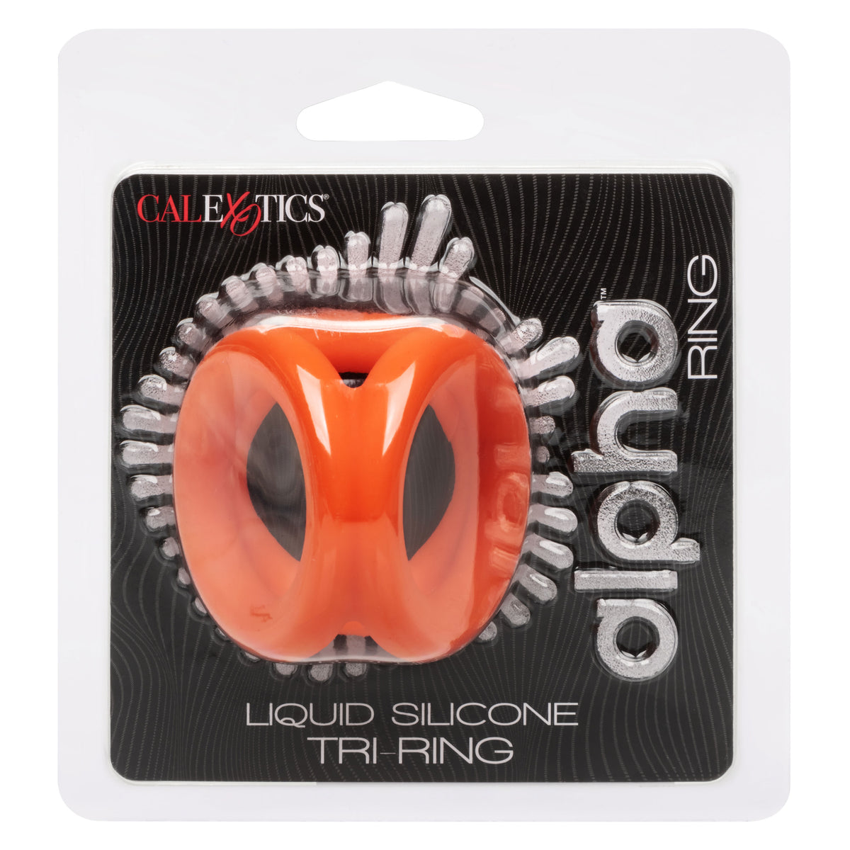 Alpha Liquid Silicone Tri-Ring Orange