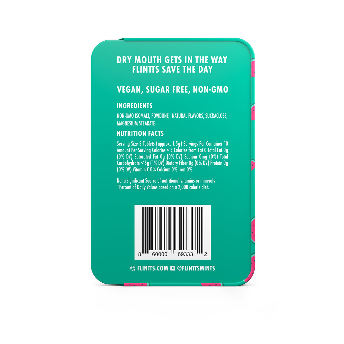 Flintts Mouth Mints Cool Watermelon