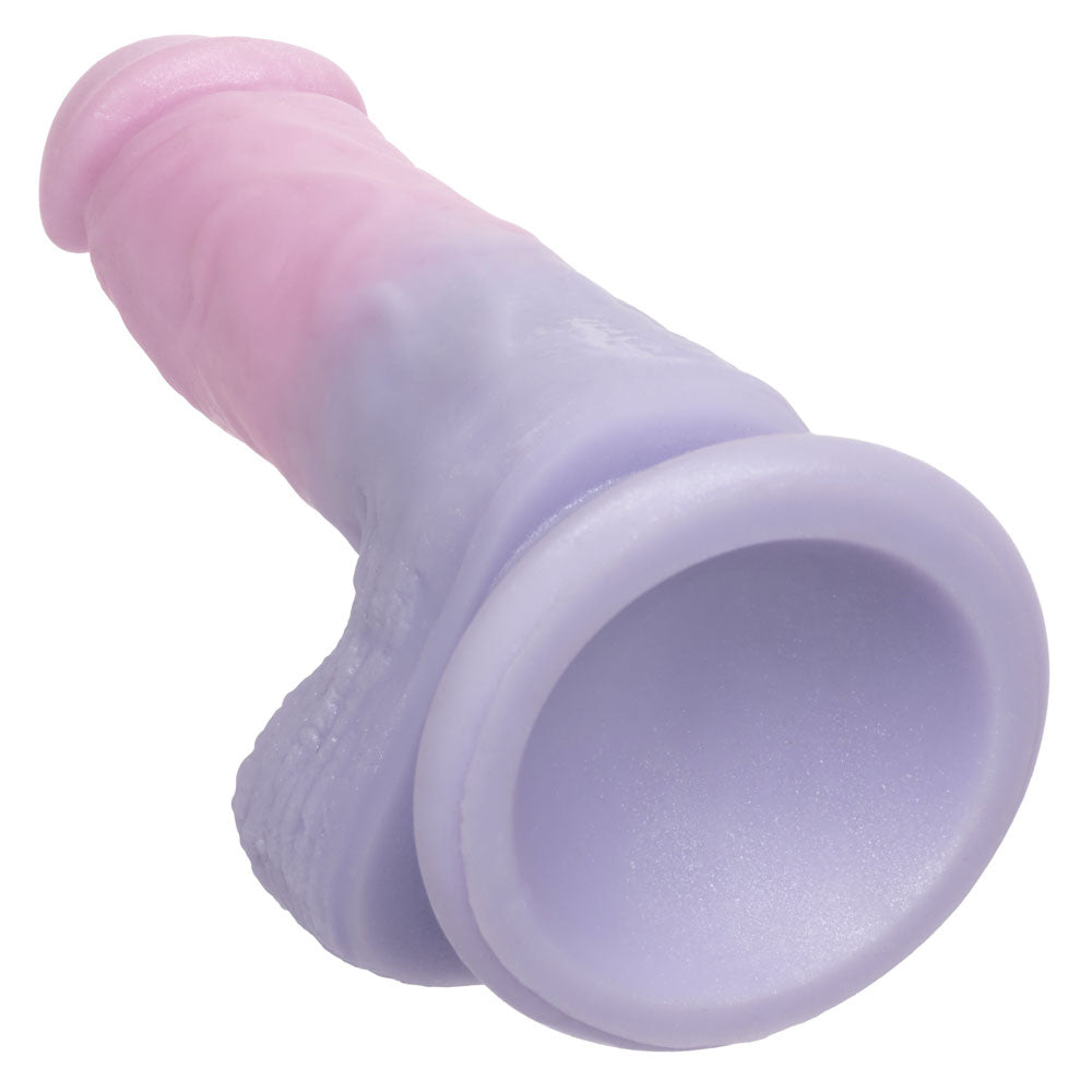 First Time Liquid Silicone Dong w/balls