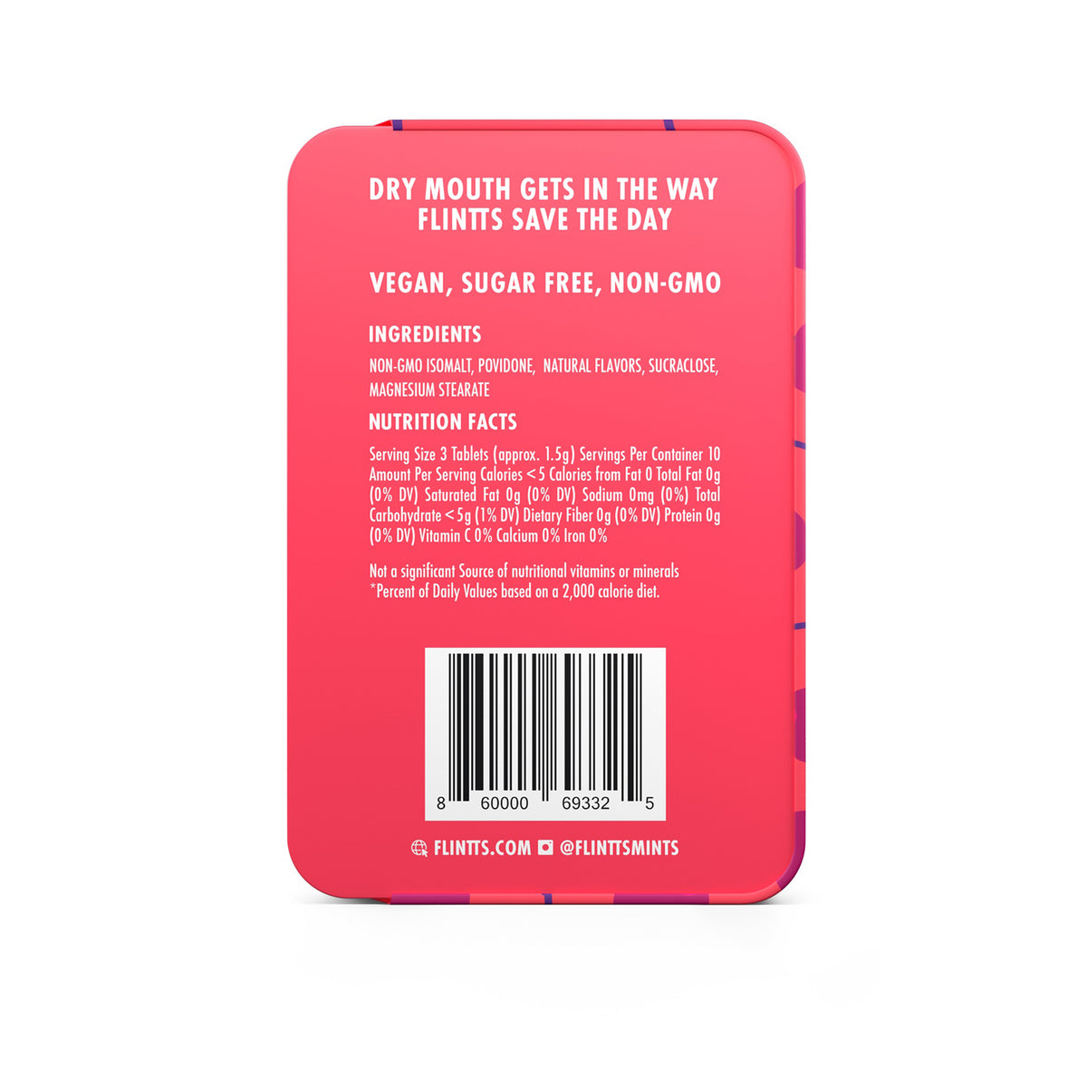 Flintts Mouth Watering Mints Cherry