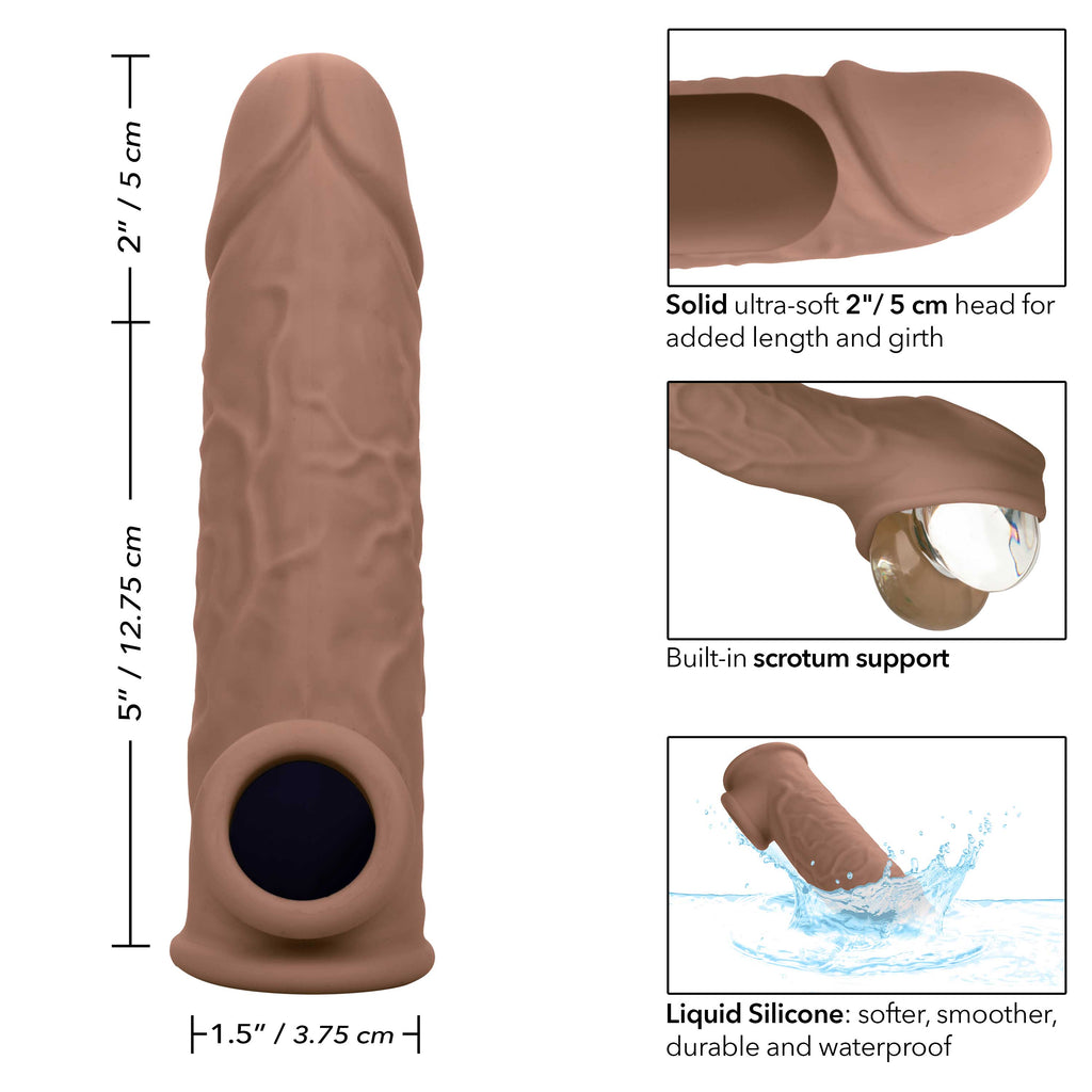Perf Maxx Sil Extension 7in Brown