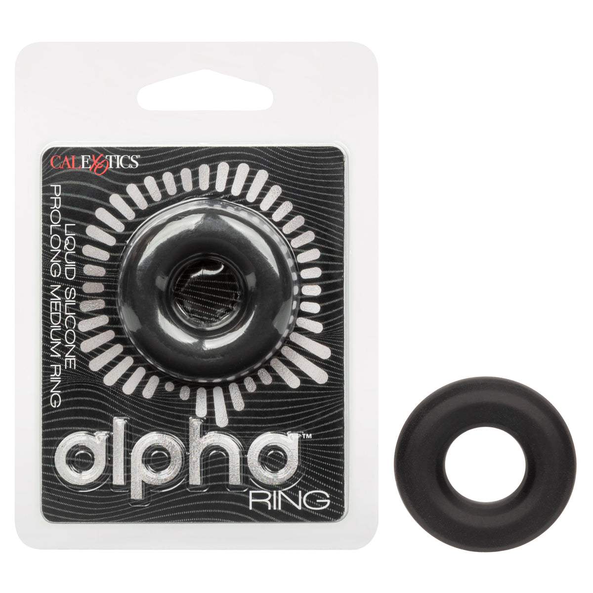 Alpha Liquid Silicone Med Ring Blk
