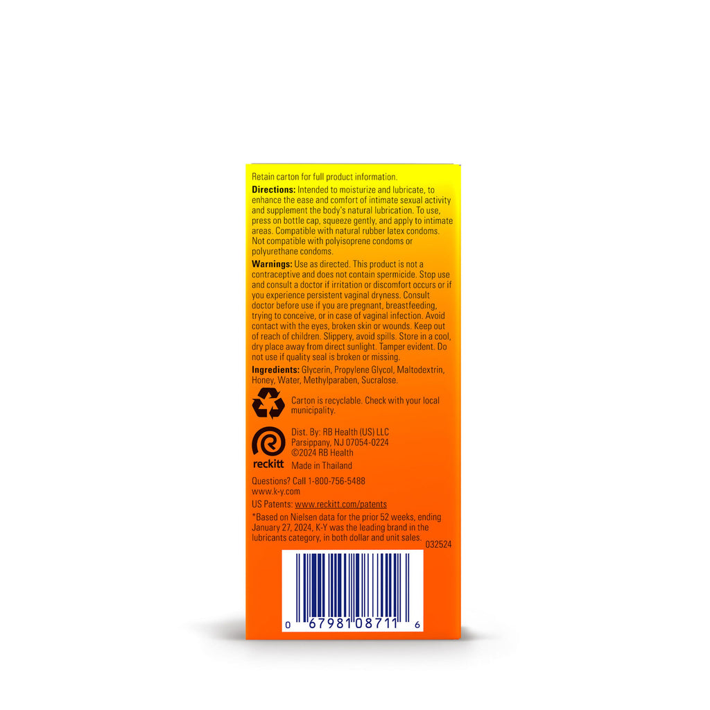 K-Y Warming Liquid 2.5 Oz