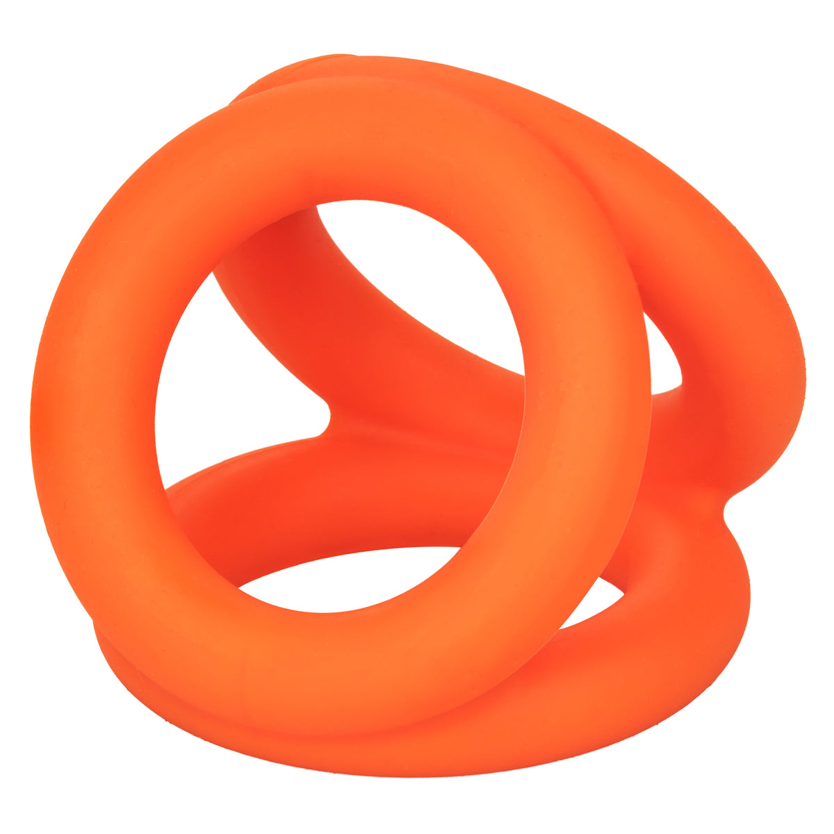 Alpha Liquid Silicone Tri-Ring Orange