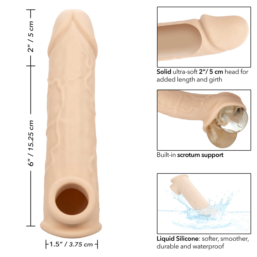 Perf Maxx Liquid Sil Extension 8in Ivory