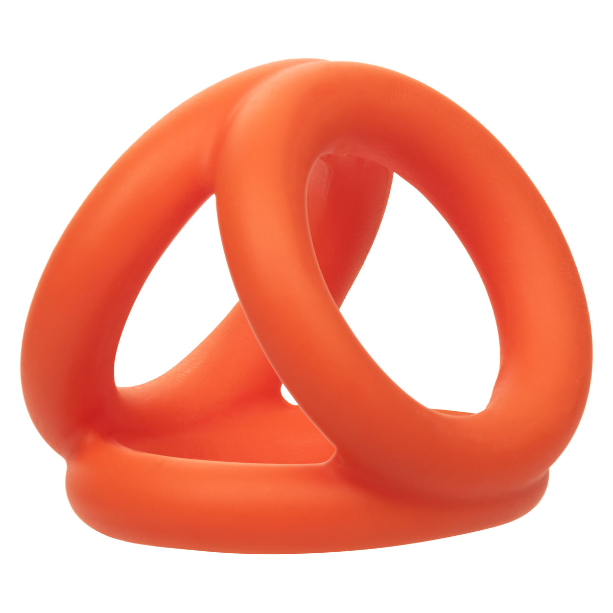 Alpha Liquid Silicone Tri-Ring Orange