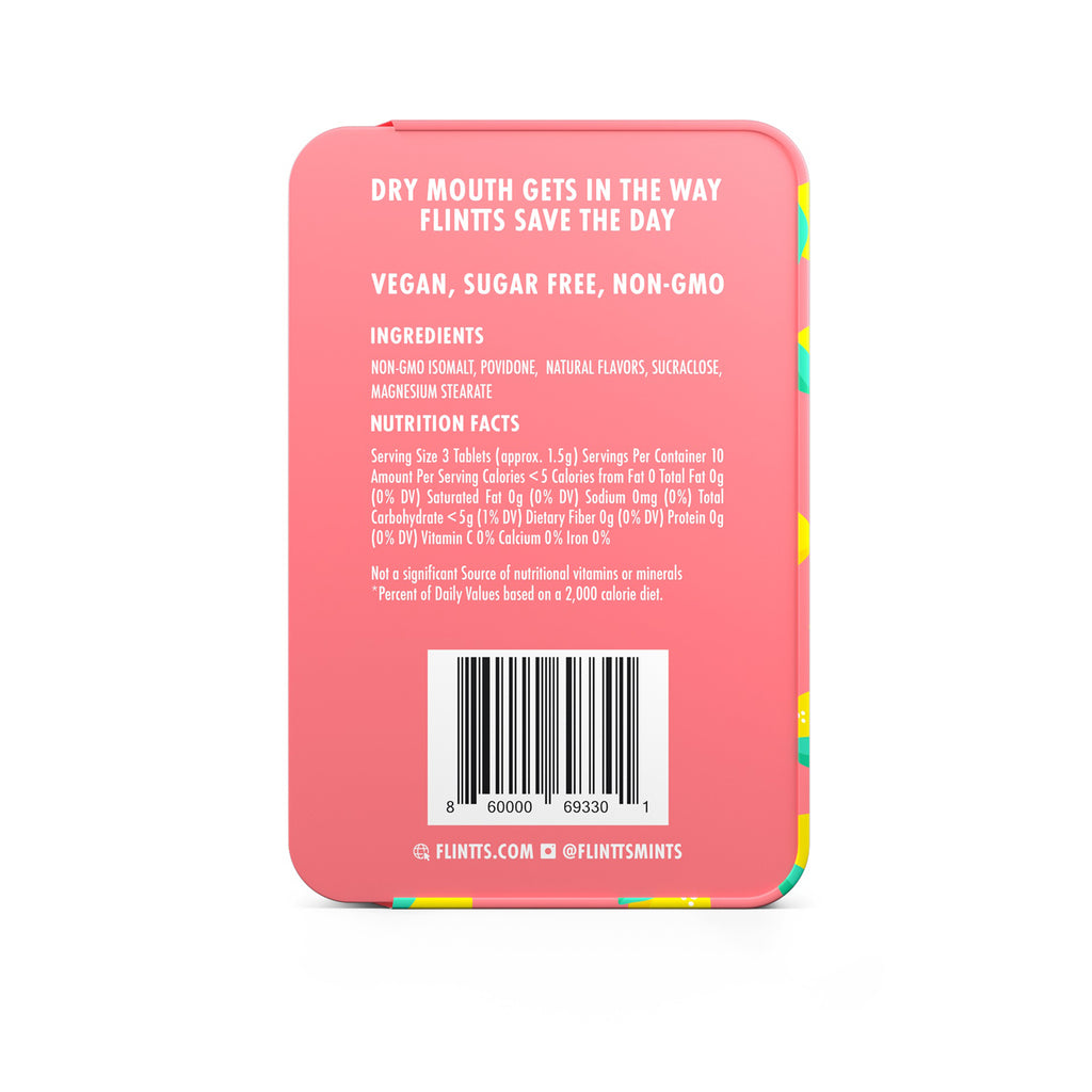 Flintts Mouth Watering Mints Lemon
