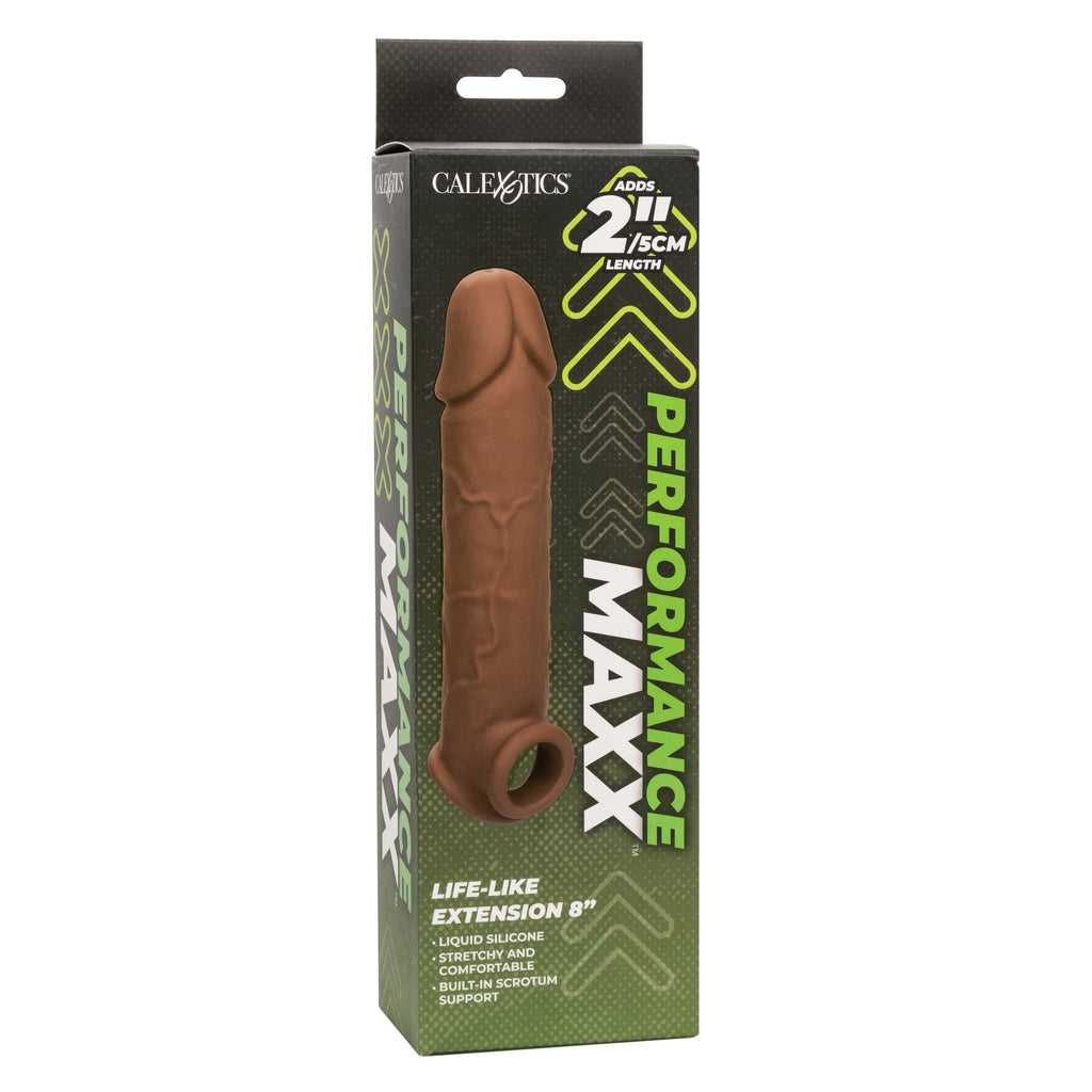Perf Maxx Liquid Sil Extension 8in Brown