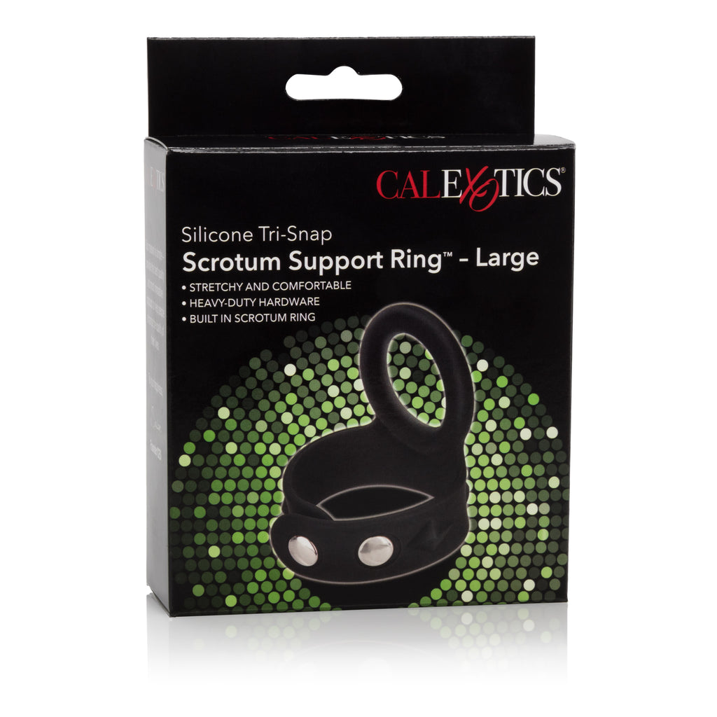 Silicone Tri-Snap Scrotum Ring L