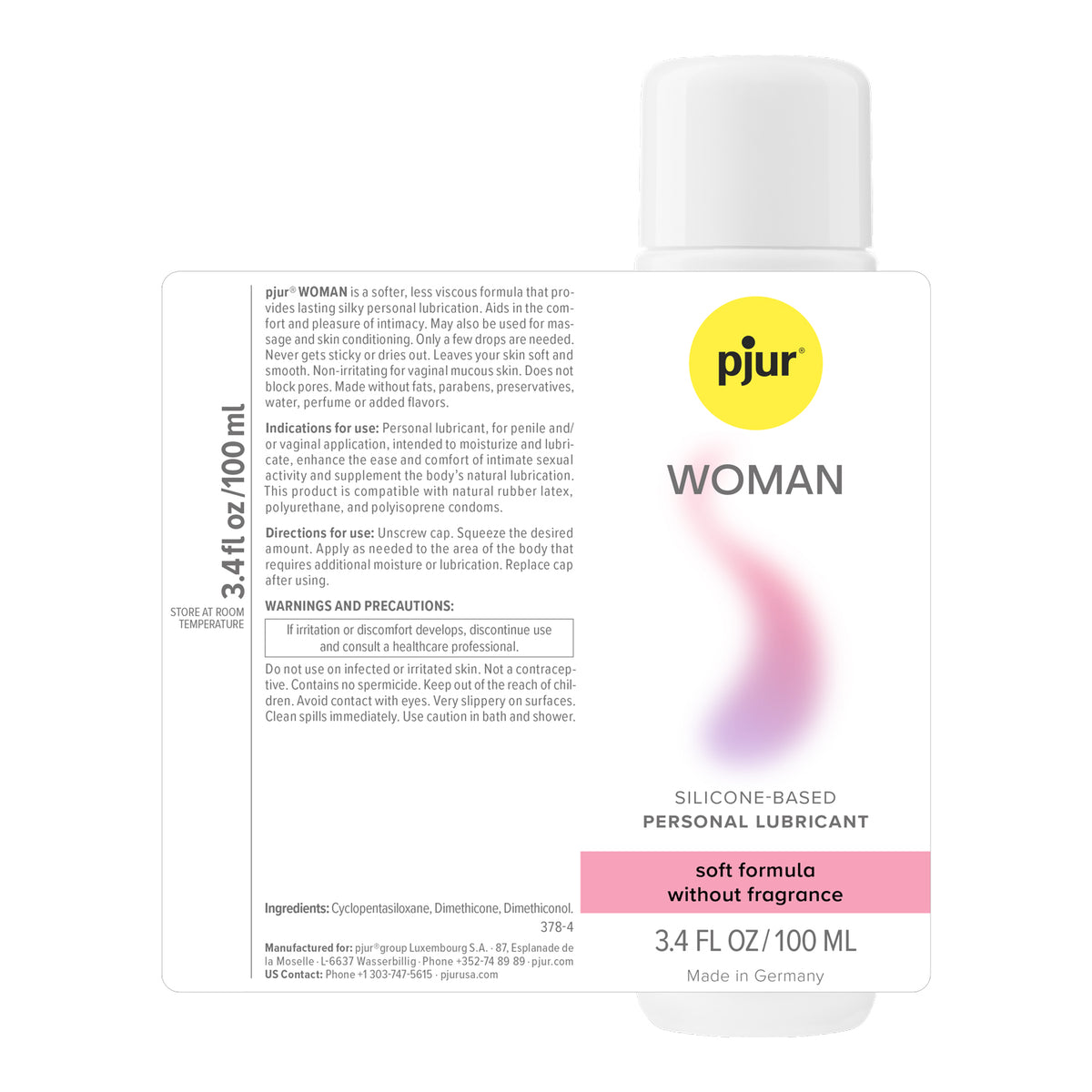 Pjur Woman Silicone 3.4 Fl