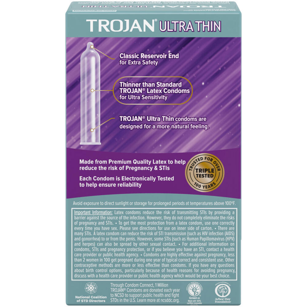 Trojan Sensitivity Ultra Thin 12ct Condom