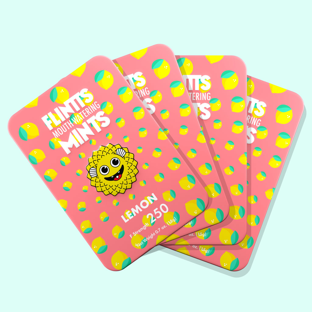 Flintts Mouth Watering Mints Lemon